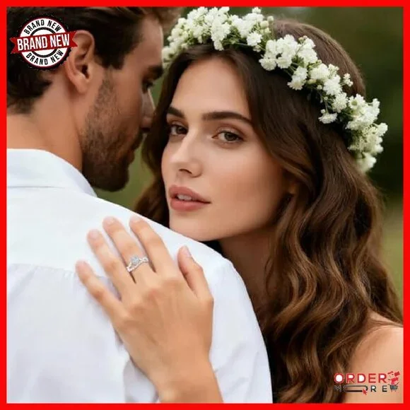 925 Sterling Silver Moissanite Wedding Band Size 6-8 Anniversary Ring - Picture 5 of 8